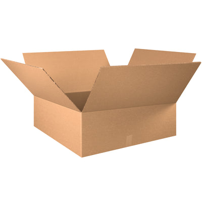 Heavy-duty ECT-48 kraft double wall cartons engineered for maximum protection and stacking performance. 30" × 30" × 12" dimensions optimize pallet loads and freight costs. Ships flat in bundles of 5–save storage space and reduce inbound shipping.