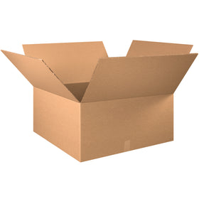 ECT-48 heavy-duty double wall corrugated boxes designed for demanding warehouse and fulfillment operations. 30" x 30" x 16" dimensions deliver maximum cubic capacity with superior stacking performance and crush resistance. Ships flat in bundles of 5 to minimize storage footprint and freight costs.