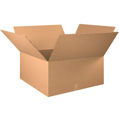 ECT-48 heavy-duty double wall corrugated boxes designed for demanding warehouse and fulfillment operations. 30" x 30" x 16" dimensions deliver maximum cubic capacity with superior stacking performance and crush resistance. Ships flat in bundles of 5 to minimize storage footprint and freight costs.