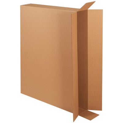 ECT-44 single wall kraft corrugated boxes sized 44" × 6" × 35" for demanding fulfillment operations. Side loading design with flat-ship capability reduces storage footprint and freight costs per unit. Sold as bundle of 10–the standard for high-volume warehouses.