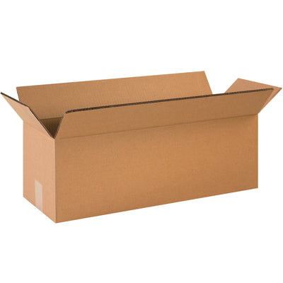 Professional-grade ECT-48 double wall corrugated boxes sized 48" x 16" x 16" for maximum protection and stacking performance. Heavy-duty kraft construction rated for demanding warehouse and fulfillment operations. Sold in bundles of 10 and ship flat to minimize storage footprint and reduce freight costs.