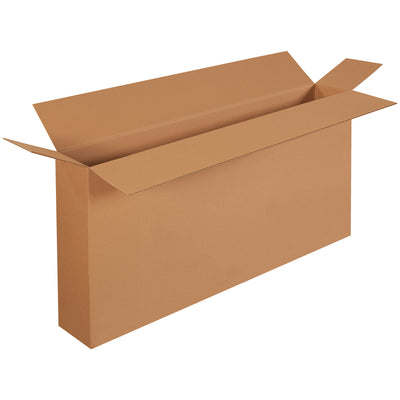 Maximize your fulfillment efficiency with these 48x8x24 ECT-44 kraft corrugated side loading boxes. Ship and store flat to reduce warehouse footprint and freight costs by up to 40%. Bundle of 10 ready-to-assemble cartons designed for high-volume operations.