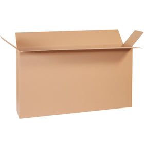 ECT-44 single-wall kraft corrugated boxes engineered for side loading operations and maximum freight efficiency. 54x8x28" dimensions ship flat to reduce storage footprint and transportation costs. Bundle of 5 cartons ready to deploy in your fulfillment workflow.