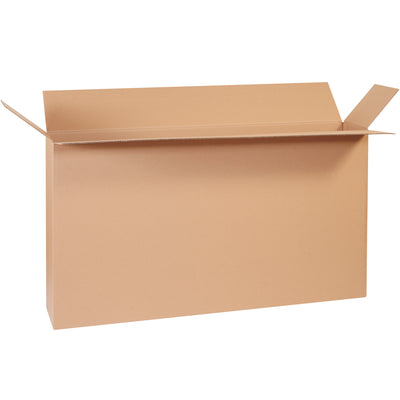 ECT-44 single-wall kraft corrugated boxes engineered for side loading operations and maximum freight efficiency. 54x8x28" dimensions ship flat to reduce storage footprint and transportation costs. Bundle of 5 cartons ready to deploy in your fulfillment workflow.