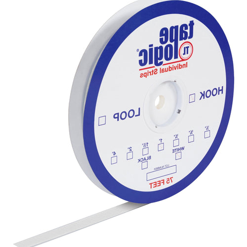 2 in x 75 ft White Nylon Loop Tape Logic Strips HLT124