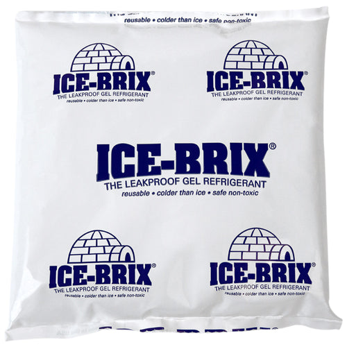 Ice-Brix¬Æ cold packs deliver superior temperature control for perishable shipments with our 6x5.75x1 gel refrigerant packs‚stay colder than ice for extended shipping windows. Food-safe, non-toxic, leak-proof, and reusable, these 12 oz. cold bricks reduce shipping costs while maintaining compliance. Sold as a case of 24.