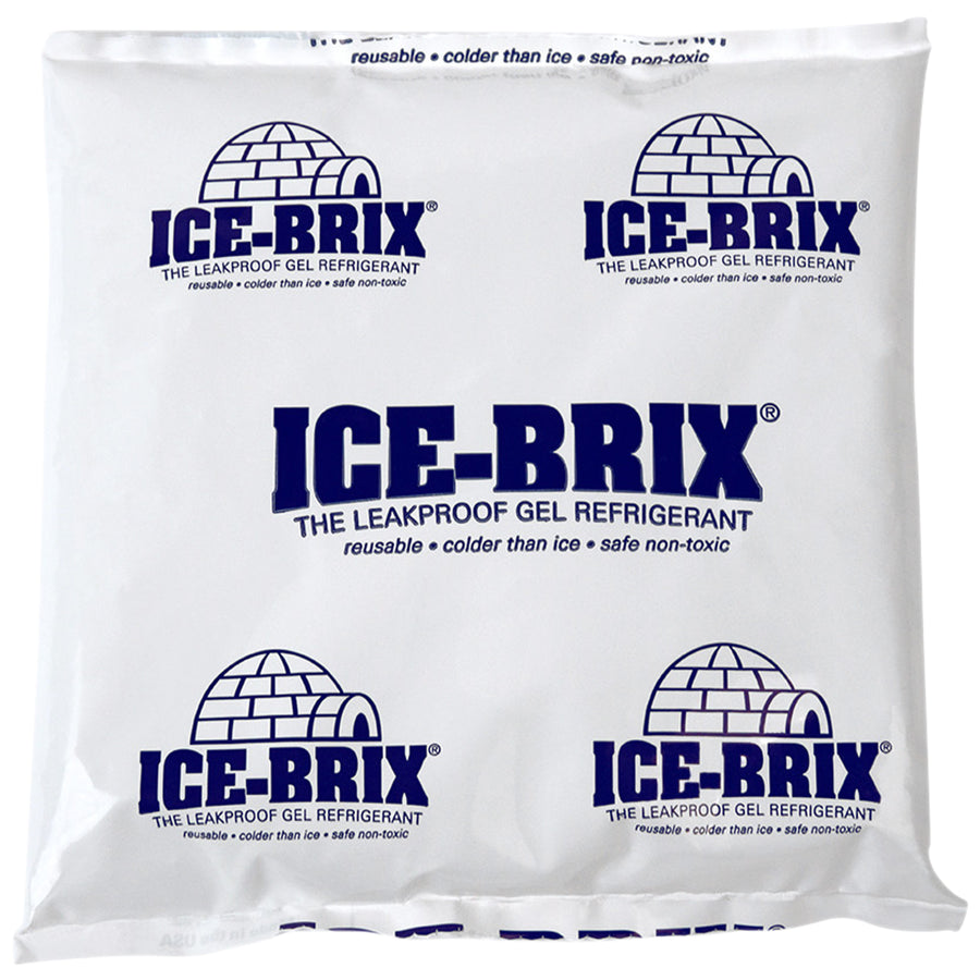 Ice-Brix® cold packs deliver superior temperature control for perishable shipments with our 6x5.75x1 gel refrigerant packs–stay colder than ice for extended shipping windows. Food-safe, non-toxic, leak-proof, and reusable, these 12 oz. cold bricks reduce shipping costs while maintaining compliance. Sold as a case of 24.