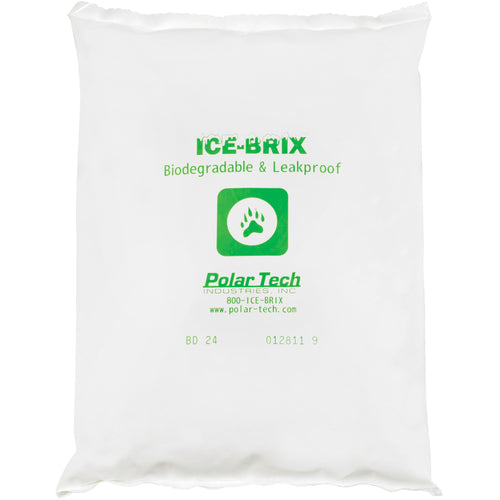 8x6x1.25 Biodegradable Ice Packs - 24oz Cold Gel - Case of 24