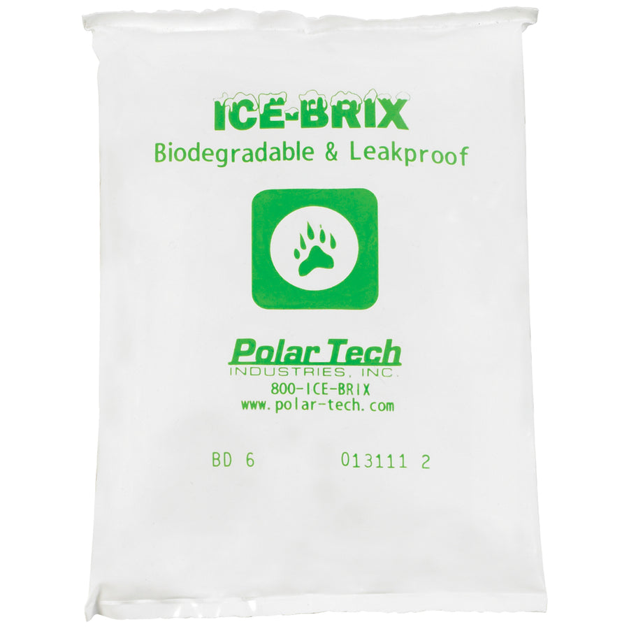 5.5x4x0.75 Biodegradable Ice Packs - 6 oz Cold Gel, Case of 96