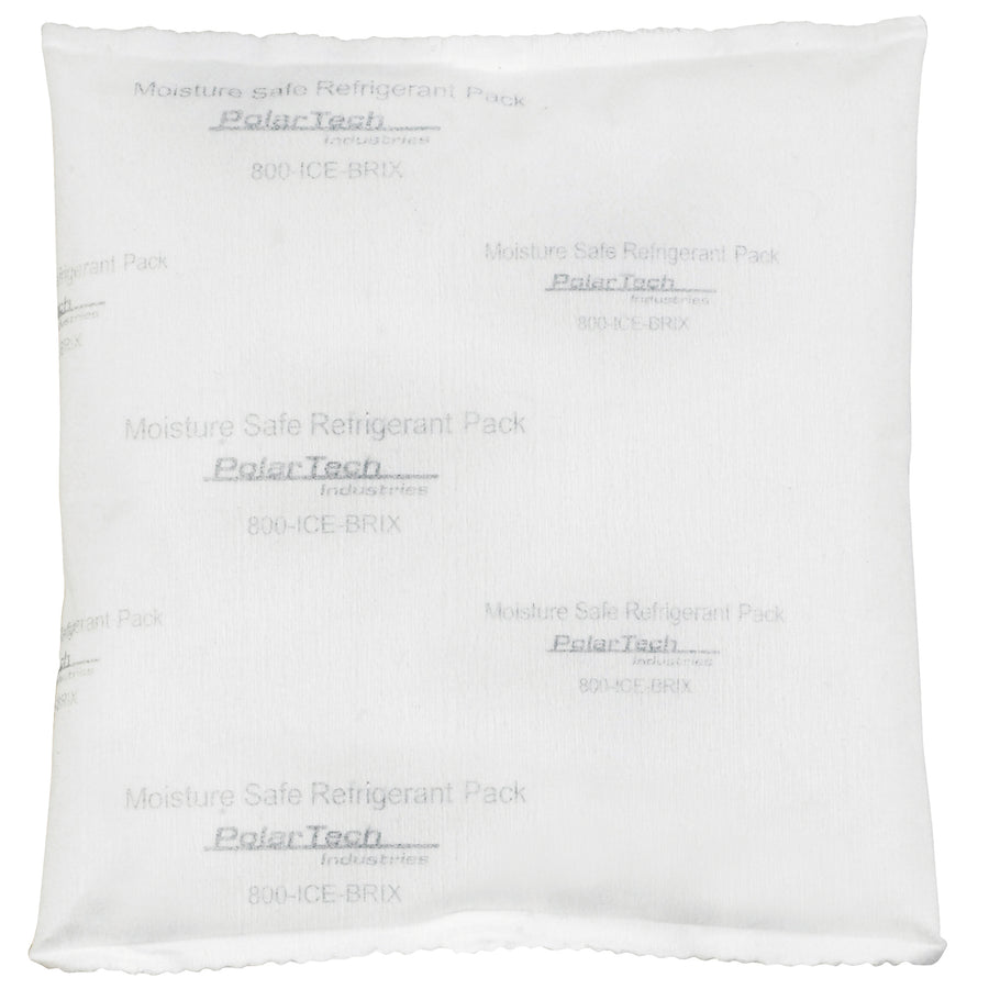 Tech Pack™ Moisture Safe pouches eliminate condensation damage during temperature-controlled shipping. These 6.25" x 6" x 1" cold bricks feature laminated non-woven polyethylene construction for superior puncture resistance and durability. Ships as a case of 36 units for cost-efficient bulk ordering.