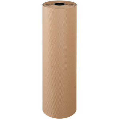 36" x 300' Indented Kraft Paper Roll - Void Fill & Padding
