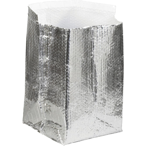 Create custom insulated shipping containers with these durable 10x10x10 insulated box liners. Each case includes 25 one-piece gusseted liners featuring aluminum foil exterior with 3/16