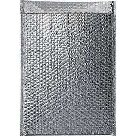 Ship temperature-sensitive and perishable goods safely with our 12x17 insulated bubble mailers. Featuring aluminum foil exterior paired with 3/16" bubble cushioning, these mailers provide thermal protection and impact resistance in one lightweight package. Each case contains 50 mailers with easy peel-and-seal closure.