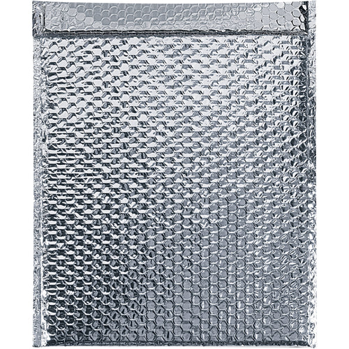 Protect perishable and temperature-sensitive shipments with these 18x22 cool barrier bubble mailers featuring aluminum foil exterior and 3/16