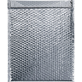 Protect temperature-sensitive and perishable goods with Packrift's 24x20 insulated bubble mailers. Each mailer features a 3/16" bubble lining for shock protection and aluminum foil thermal barrier to maintain product integrity during shipping. Lightweight, puncture-resistant, and water-repellent with peel-and-seal closure–50 per case.