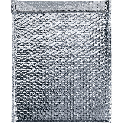 Protect temperature-sensitive and perishable goods with Packrift's 24x20 insulated bubble mailers. Each mailer features a 3/16" bubble lining for shock protection and aluminum foil thermal barrier to maintain product integrity during shipping. Lightweight, puncture-resistant, and water-repellent with peel-and-seal closure‚50 per case.