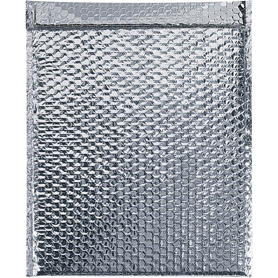 Protect temperature-sensitive and perishable goods with Packrift's 24x20 insulated bubble mailers. Each mailer features a 3/16" bubble lining for shock protection and aluminum foil thermal barrier to maintain product integrity during shipping. Lightweight, puncture-resistant, and water-repellent with peel-and-seal closure–50 per case.