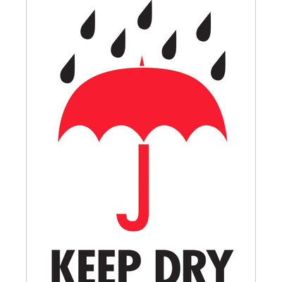 3x4 Keep Dry Labels Semi-Gloss Paper International 500/Roll IPM303 - alias listing