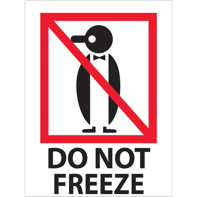 Ensure temperature-sensitive shipments comply with international handling standards using these 3x4" Do Not Freeze labels. Printed on durable semi-gloss coated paper and recognized across multiple countries, this 500-label roll keeps your cargo safe from freezing damage. Compatible with tabletop and wall-mount dispensers for seamless warehouse integration.
