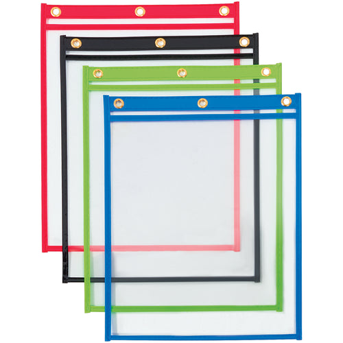 Keep production paperwork, work orders, and inventory cards protected and visible with these 9x12