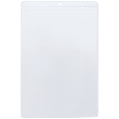 Keep shop tickets and paperwork visible and protected with these 6x9" clear vinyl envelopes. Welded, non-rip seams withstand rough warehouse and job site conditions. Comes with convenient punch-hole for hanging‚50 units per case for maximum value.