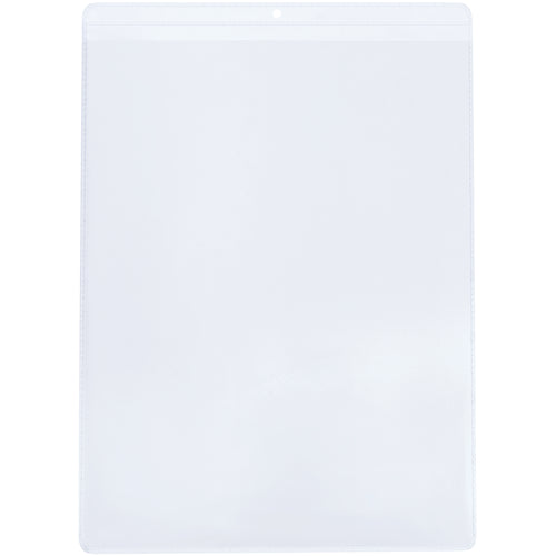 Keep shop tickets and job paperwork protected and organized with these clear vinyl envelopes. Built with welded, non-rip seams that withstand rough warehouse and factory conditions. Each case includes 50 holders with top hanging punches for easy display.