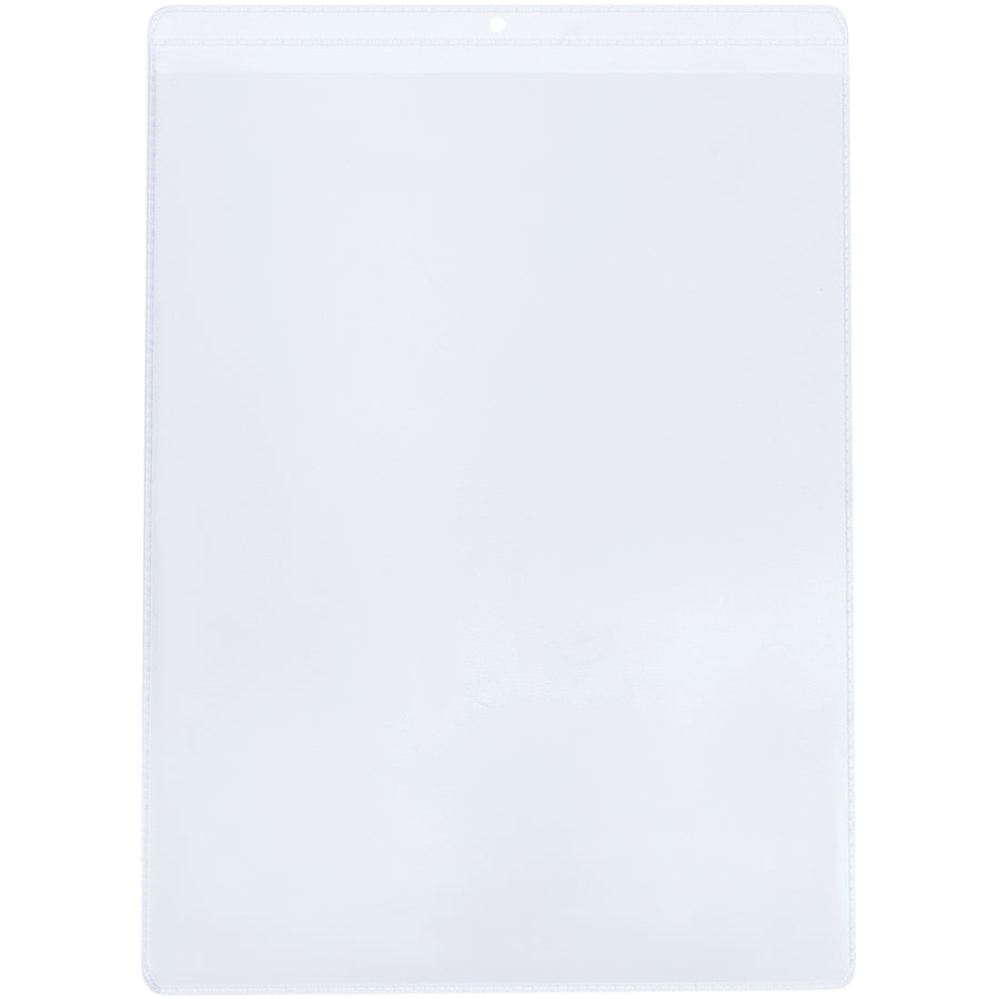 Keep shop tickets and job paperwork protected and organized with these clear vinyl envelopes. Built with welded, non-rip seams that withstand rough warehouse and factory conditions. Each case includes 50 holders with top hanging punches for easy display.