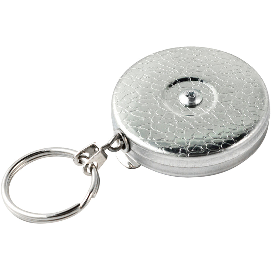 Keep your facility keys organized and accessible with this heavy-duty retractable key holder 2-pack. Each unit features a durable stainless steel chain with strong belt clip and secure retraction mechanism. Compact 2" x 2" x 1/2" size fits any work environment‚warehouse, manufacturing, or field operations.