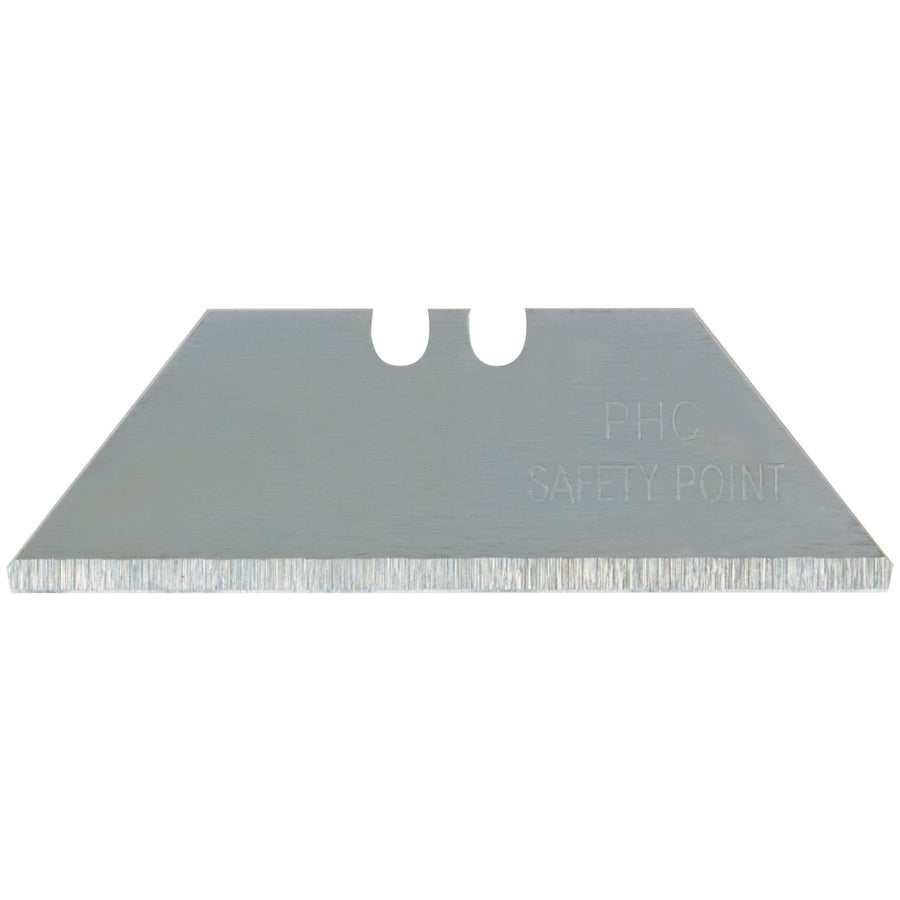 Duratip® safety utility blades with blunt safety tip design eliminate puncture hazards while protecting product integrity in your warehouse. Universal .025" metal blades fit most standard utility knives–100 blades per case for maximum value and minimal reordering.