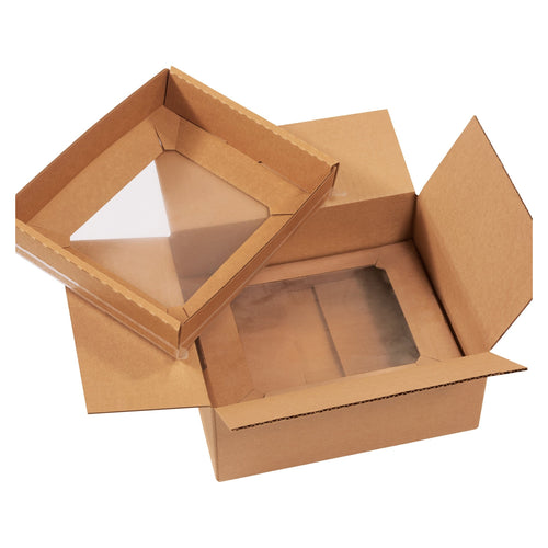 12x10x5 Kraft Corrugated Korrvu Suspension Box KOR105
