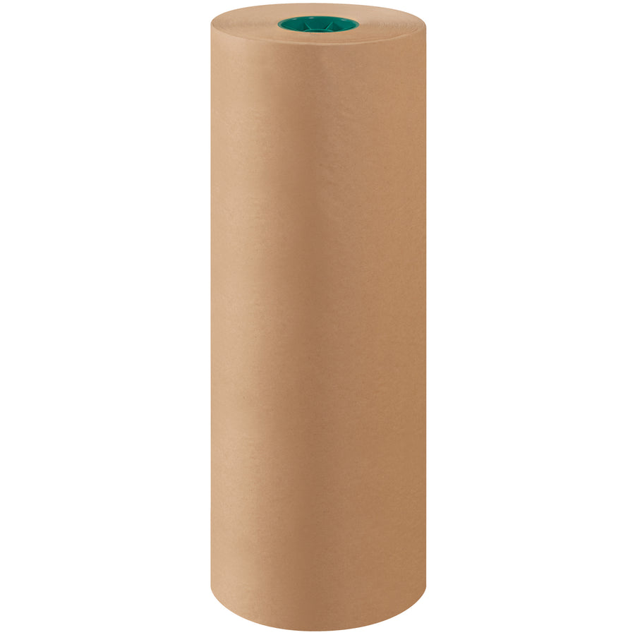 Premium 30# virgin kraft paper rolls deliver exceptional strength and tear resistance for industrial wrapping, void fill, and floor protection. Each roll measures 24" wide x 1000' long‚the durable packaging solution that keeps costs down while keeping products safe in transit.