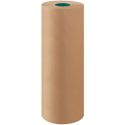 Premium 30# virgin kraft paper rolls deliver exceptional strength and tear resistance for industrial wrapping, void fill, and floor protection. Each roll measures 24
