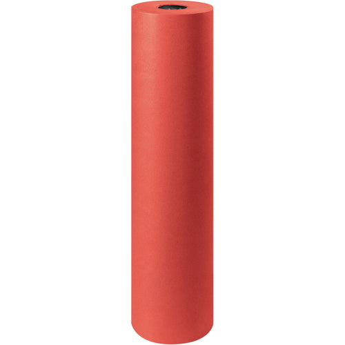 Industrial-grade red kraft paper roll delivers reliable protection for shipping, void fill, and wrapping applications. 36