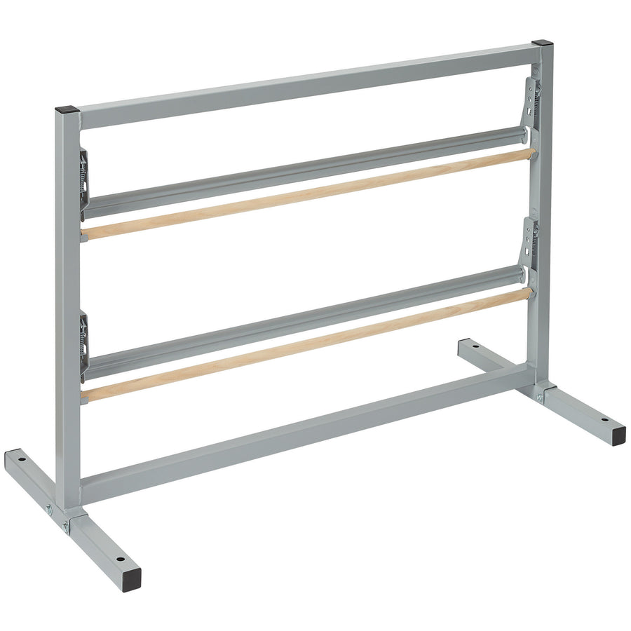 Professional-grade 36" double roll horizontal paper cutter delivers even, smooth cuts for high-volume packing operations. Space-saving stacked design mounts on counter or floor, with optional casters for mobility. Built tough for industrial durability and daily reliability.