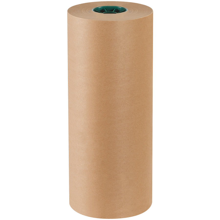Industrial-grade poly coated kraft paper roll delivers superior fluid and contamination protection for demanding packaging applications. Features a durable 10 lb. gloss poly coating bonded to 50 lb. virgin kraft paper in an 18" x 600' format. Single roll per unit‚ideal for void fill, wrapping, padding, and multi-purpose packaging needs.