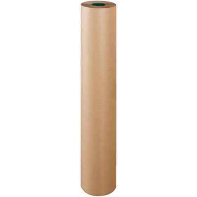 Premium 48" x 600' poly coated kraft paper roll engineered to shield your products from moisture, oils, and contaminants during storage and transit. Features a durable 10 lb. gloss poly coating bonded to 50 lb. virgin kraft paper. Single roll per unit‚ideal for high-volume shipping and industrial wrapping applications.