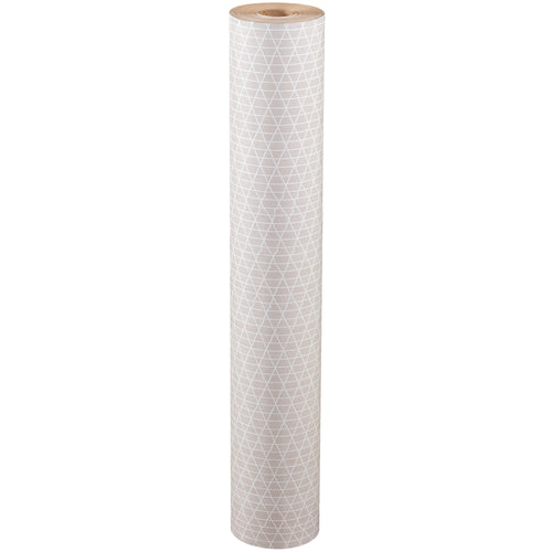 Industrial-strength reinforced kraft paper roll designed to protect heavy and sharp items without compromising durability. Each 300-foot roll features 50# basis weight construction with poly scrim reinforcement for superior tear and puncture resistance. Ideal for wrapping, void fill, and padding applications in demanding shipping environments.