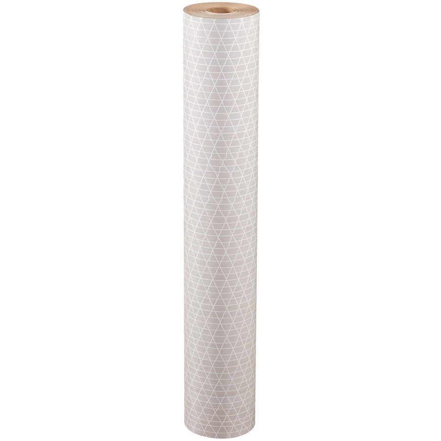 Industrial-grade 48" reinforced kraft paper roll delivers maximum protection for heavy and sharp items during shipping and storage. Features poly scrim reinforcement and 50# basis weight for superior durability. One 300-foot roll per package.