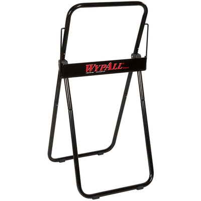 Portable black jumbo roll dispenser engineered for high-traffic warehouse and janitorial environments. Measures 16.75"  33"  18.5" and dispenses Shop Pro jumbo rolls efficiently. Reduce downtime and keep cleaning supplies organized with this reliable, industrial-grade solution.