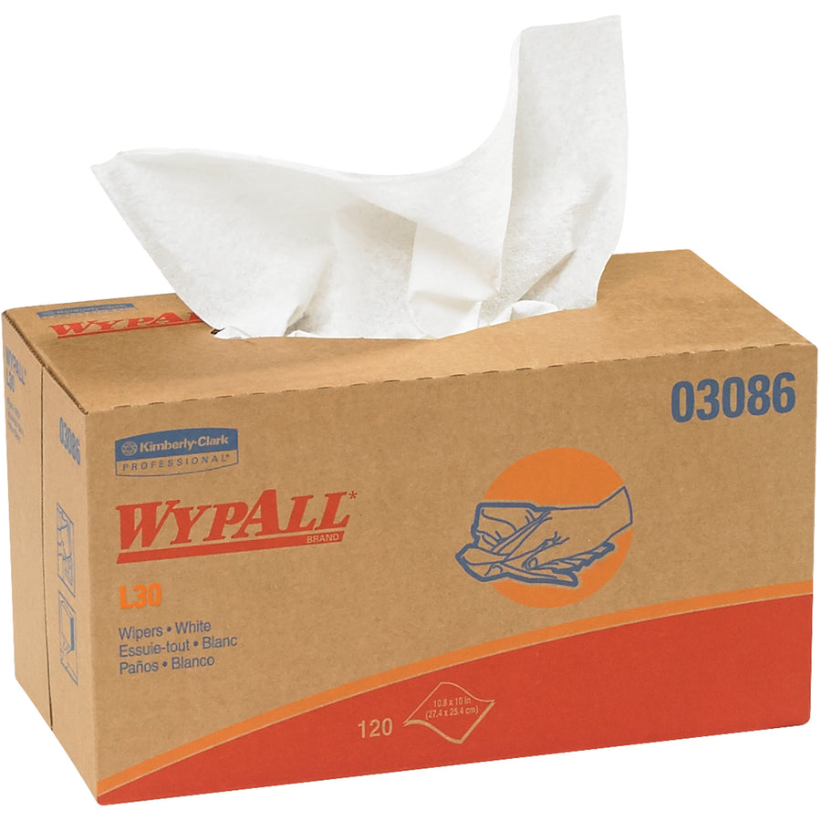 Cut costs without compromising performance with WypALL¬Æ L30 Economy Wipers‚a lightweight yet durable solution at an unbeatable price point. The cloth-like texture delivers superior absorbency for light-duty janitorial, maintenance, and processing tasks. Get 10 dispensers per case for maximum value and workplace efficiency.