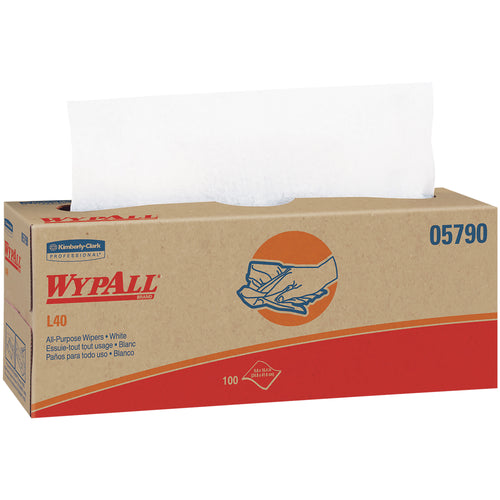 The trusted standard for 20+ years of industrial cleaning. WypALL L40 wipers feature double re-creped (DRC) material that quickly absorbs liquids, lubricants, and oils across manufacturing, automotive, and maintenance operations. Each case includes 9 dispenser boxes of 16.4