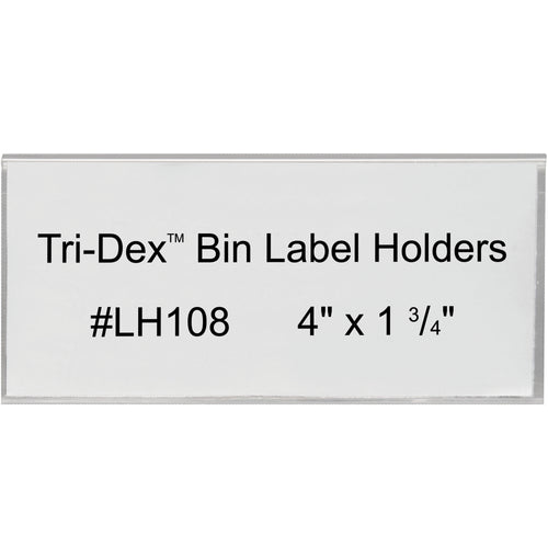 Professional-grade bin label holders designed for shipping coordinators and logistics teams who need fast, reliable inventory identification. These 4