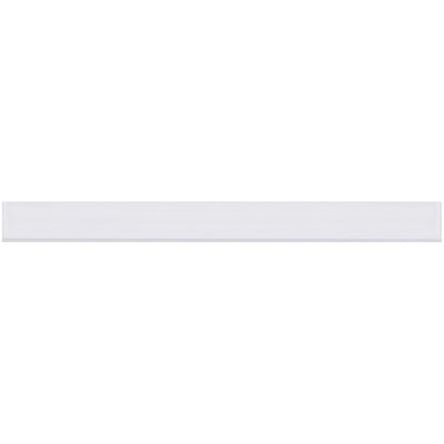 1/2 x 6" Clear Plastic Self-Adhesive Label Holders - Case of 12