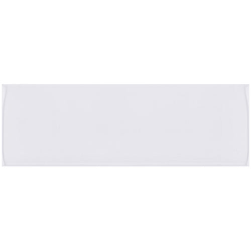 Self-adhesive plastic label holders designed for rapid product identification changes without damaging surfaces. These 2