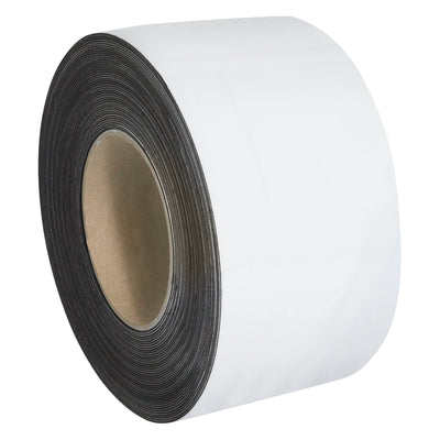 Streamline warehouse operations with our 3" x 50' reusable white magnetic roll labels featuring write-on/wipe-off capability. The durable .030" thick backing withstands constant relocation, eliminating costly reprinting. Cut to length with scissors and mark with wet or dry erase markers‚one case covers extensive rack labeling and inventory management needs.