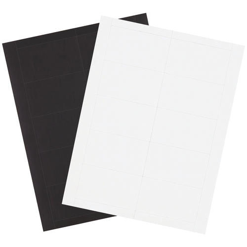 Print custom magnetic labels instantly with your inkjet printer on these durable 8.5x11