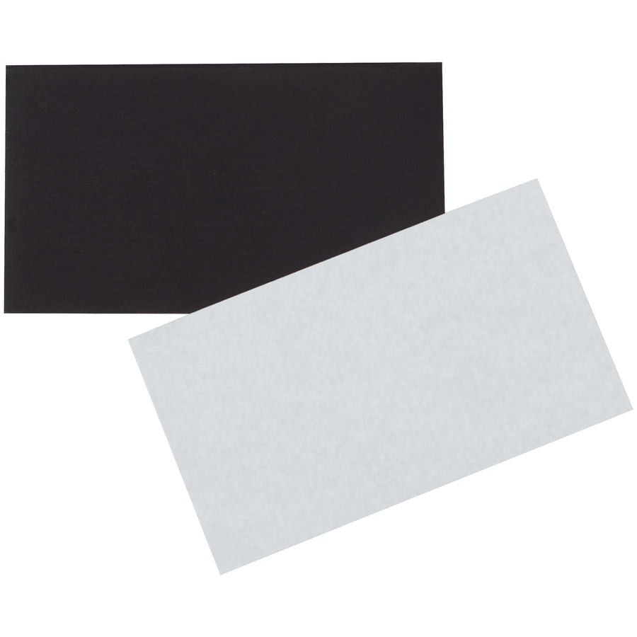 Transform your packing line and warehouse shelving into magnetic labeling surfaces instantly. These 2x3.5" magnetic tape strips feature premium adhesive backing that bonds securely to cardboard, metal, and plastic–no repositioning needed once applied. Case of 100 strips keeps your shipping room and rack labeling operations running without downtime.
