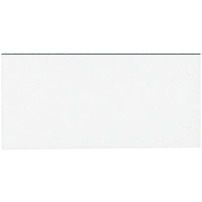 1" x 2" White Magnetic Warehouse Labels - Write/Wipe, Case of 25