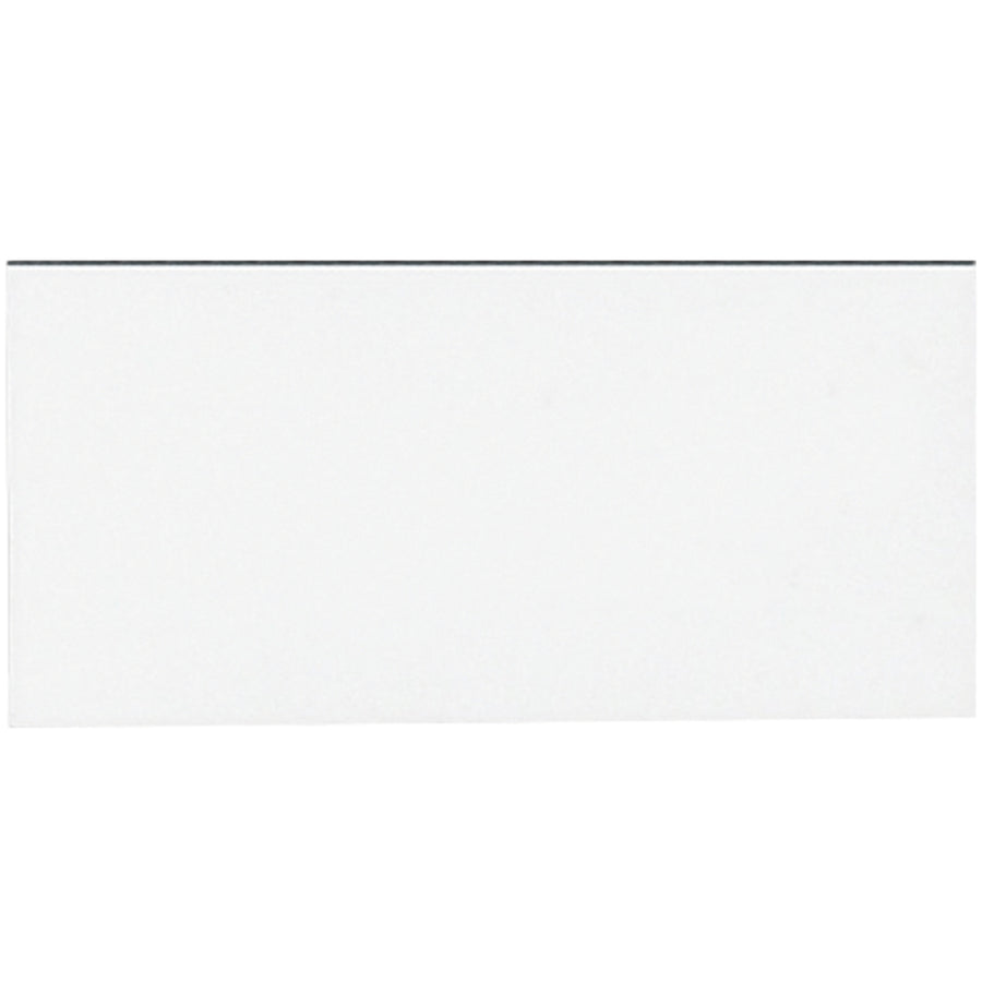 1" x 2" White Magnetic Warehouse Labels - Write/Wipe, Case of 25
