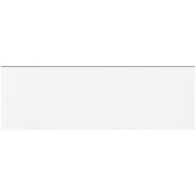 Write-on, wipe-off white magnetic labels (1" x 3") eliminate adhesive mess and streamline inventory management. Durable .030" thick backing with vinyl top coat accepts wet or dry erase markers. Reusable magnetic strips reduce labeling costs‚sold as a case of 25.